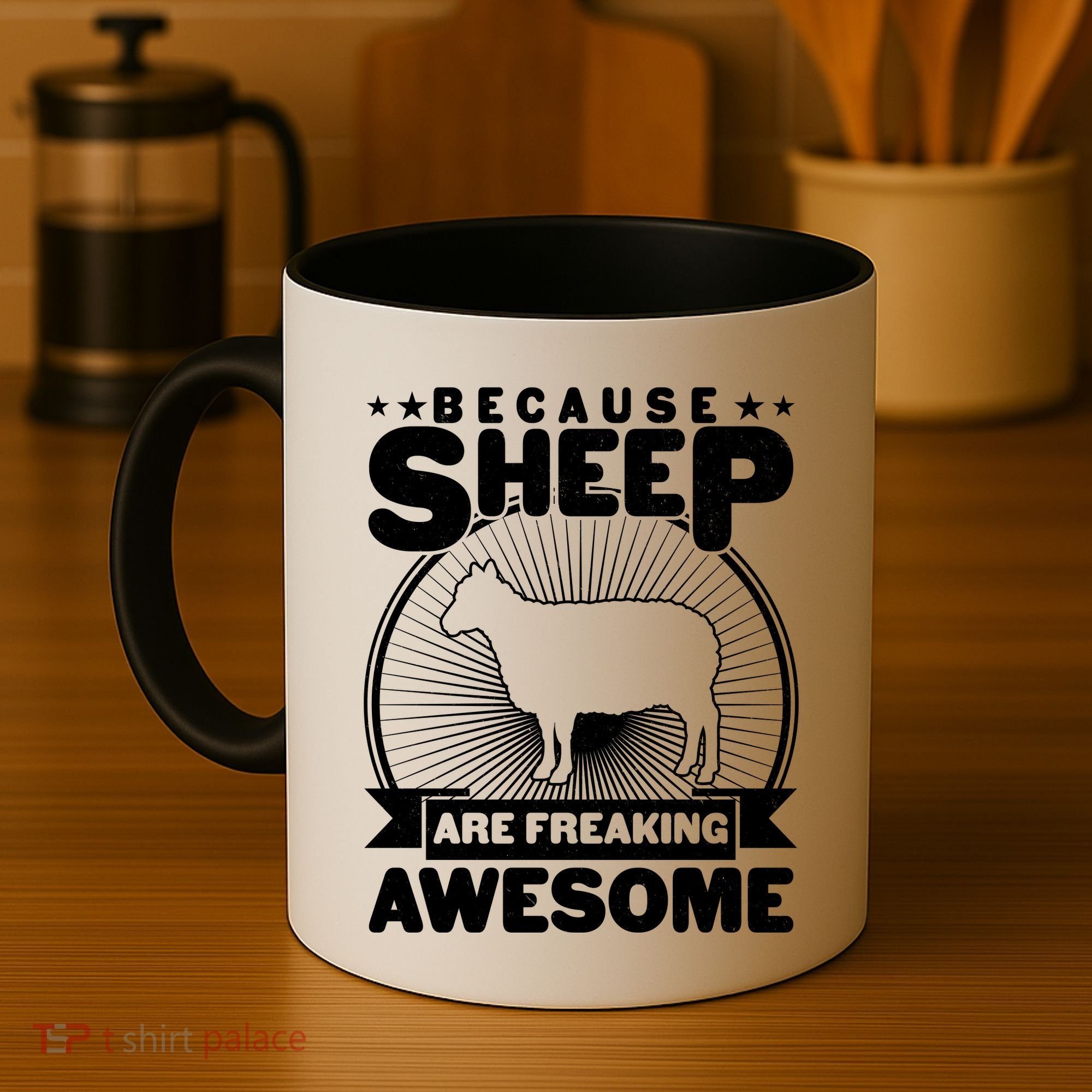 Funny Because Sheep Are Freaking Awesome Coffee Mug