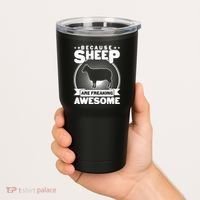 Funny Because Sheep Are Freaking Awesome Tumbler thumb 2