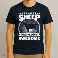 Funny Because Sheep Are Freaking Awesome T-Shirt thumb 3