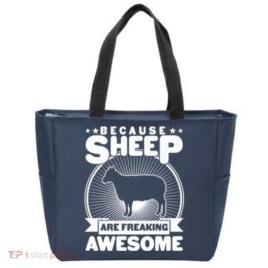 Funny Because Sheep Are Freaking Awesome Tote Bag