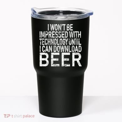 Funny Beer Drinker Tumbler