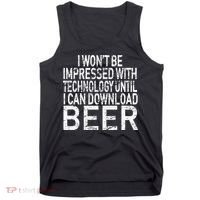 Funny Beer Drinker Tank Top thumb 0