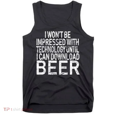 Funny Beer Drinker Tank Top