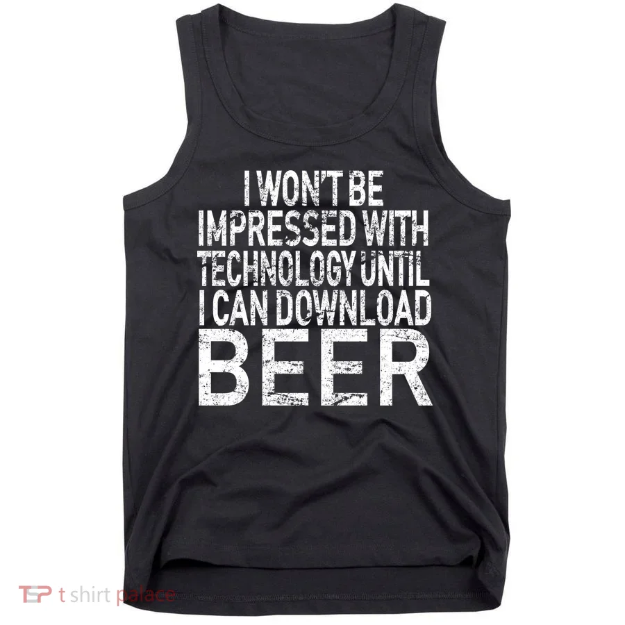 Funny Beer Drinker Tank Top