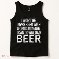 Funny Beer Drinker Tank Top thumb 2