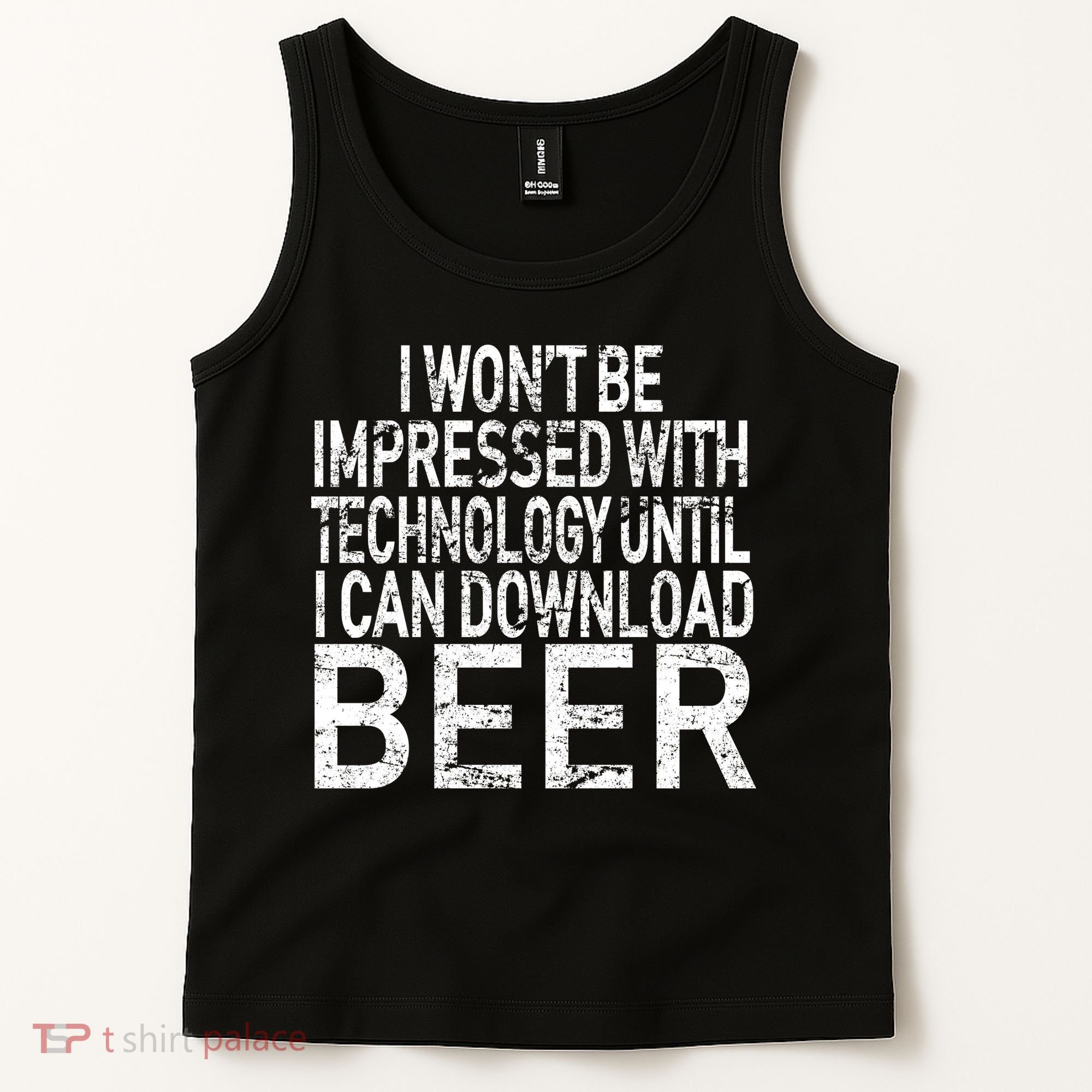 Funny Beer Drinker Tank Top