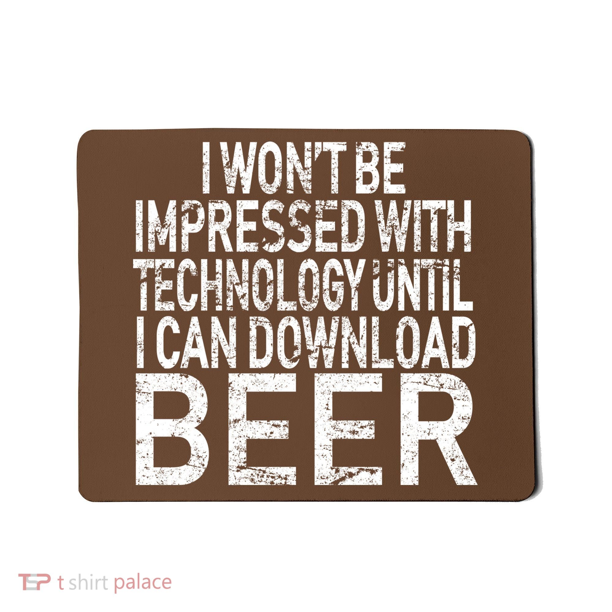 Funny Beer Drinker Mousepad