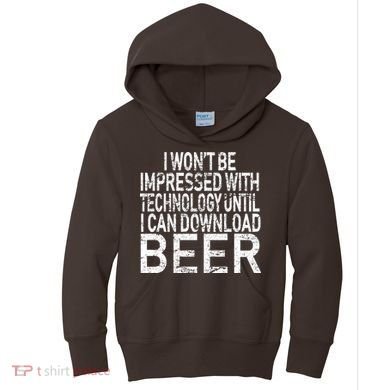 Funny Beer Drinker Kids Hoodie