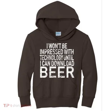 Funny Beer Drinker Kids Hoodie