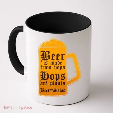 Funny Beer Equals Salad Coffee Mug