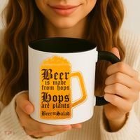 Funny Beer Equals Salad Coffee Mug thumb 3