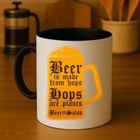 Funny Beer Equals Salad Coffee Mug thumb 4