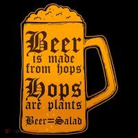 Funny Beer Equals Salad Coffee Mug thumb 5
