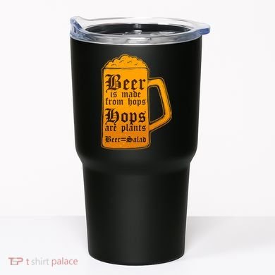 Funny Beer Equals Salad Tumbler