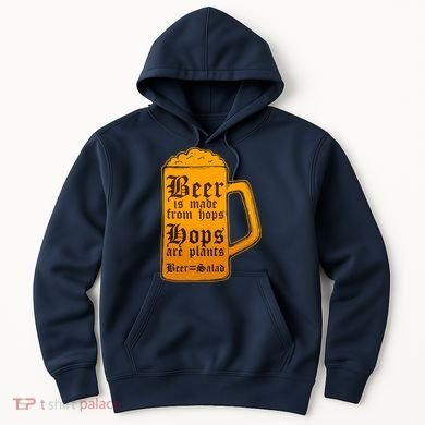 Funny Beer Equals Salad Hoodie