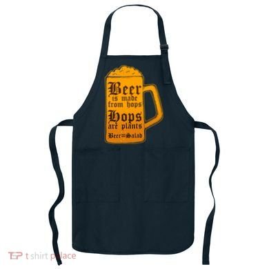 Funny Beer Equals Salad Apron