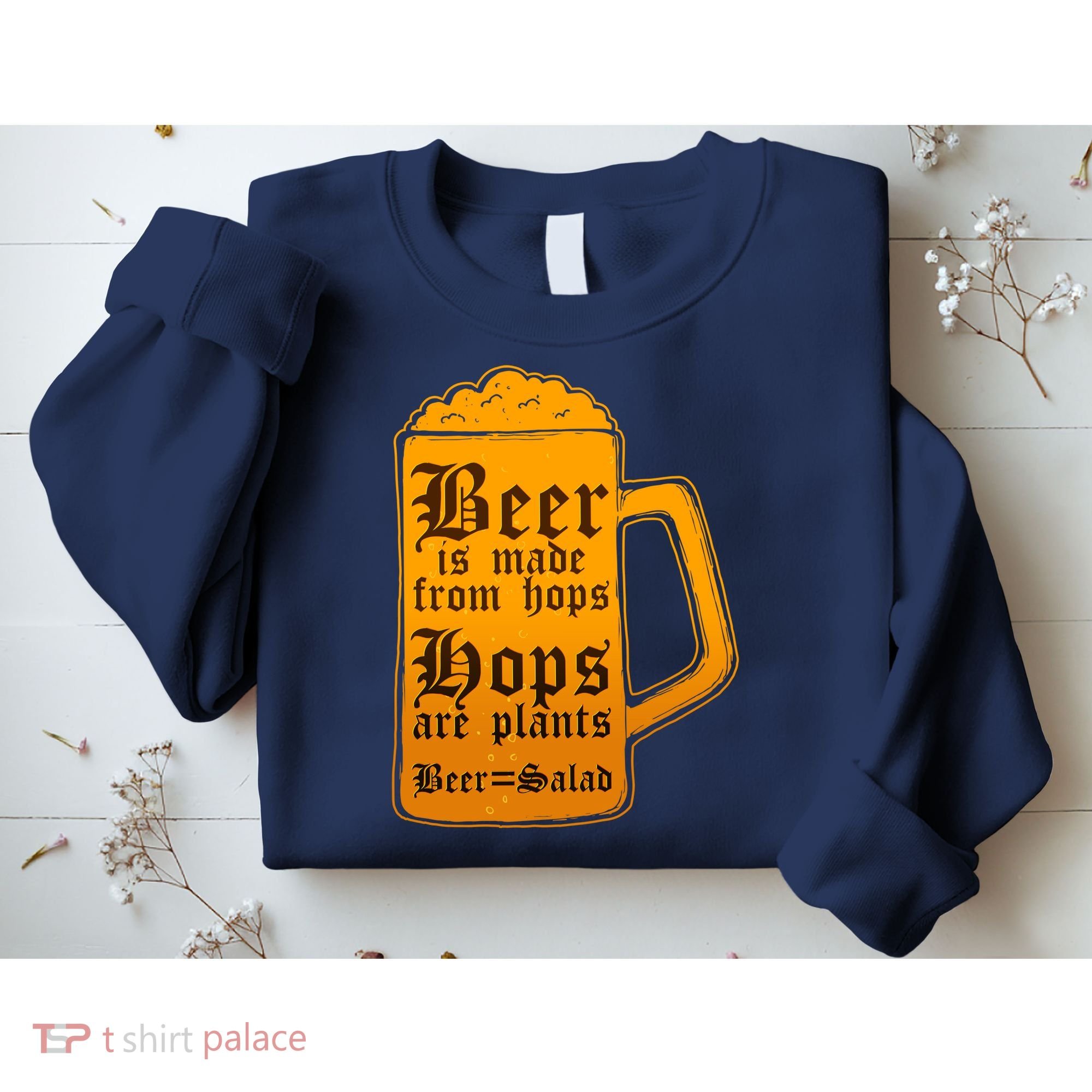 Funny Beer Equals Salad Sweatshirt