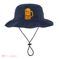 Funny Beer Equals Salad Bucket Hat thumb 0