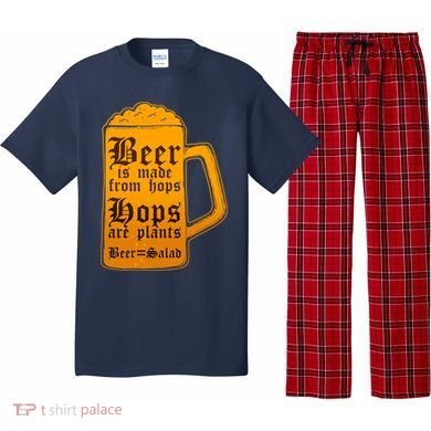 Funny Beer Equals Salad Pajama Set