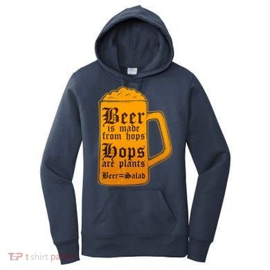 Funny Beer Equals Salad Women's Hoodie