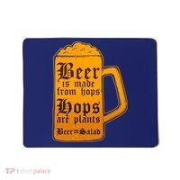 Funny Beer Equals Salad Mousepad thumb 0
