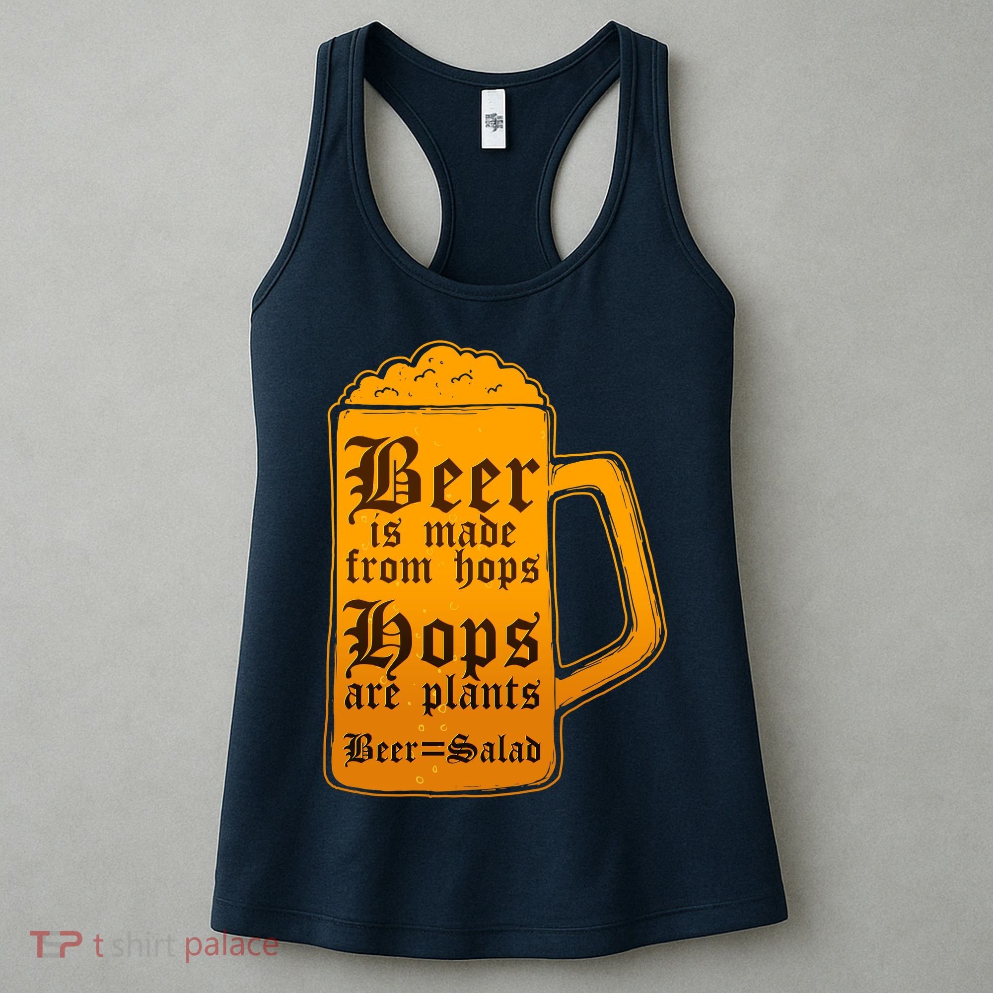 Funny Beer Equals Salad Women's Tank Top
