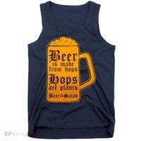 Funny Beer Equals Salad Tank Top thumb 0