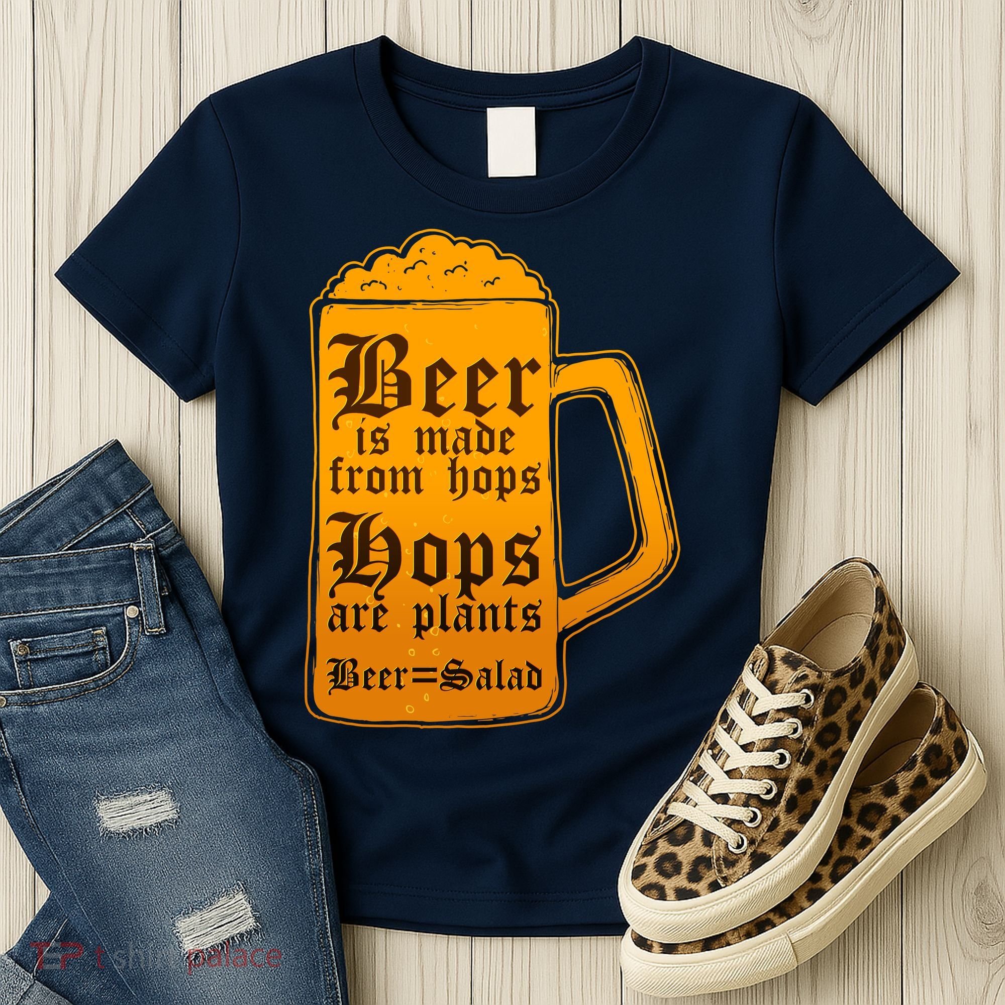 Funny Beer Equals Salad Women's T-Shirt