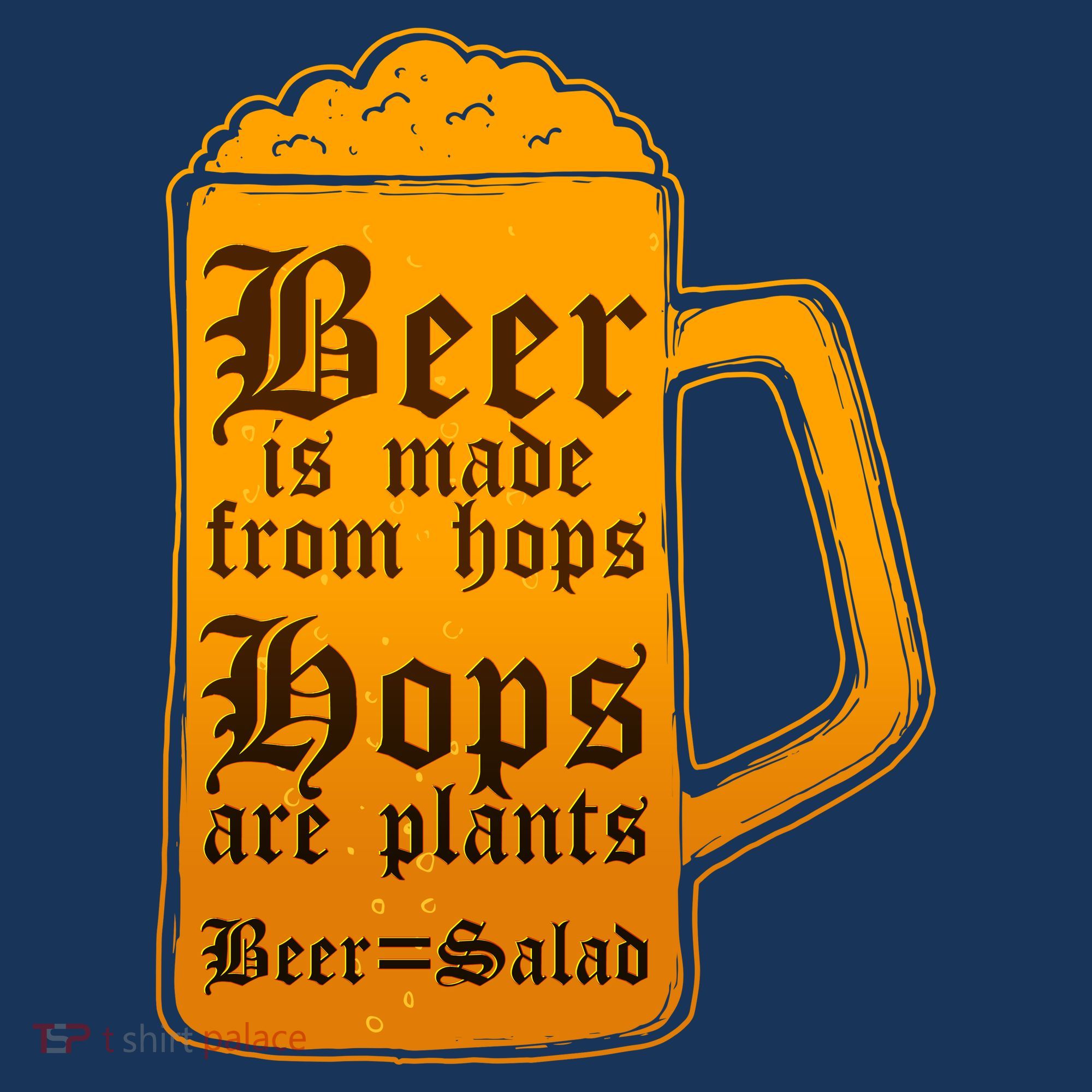Funny Beer Equals Salad Kids Sweatshirt
