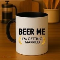 Funny Beer Me I'm Getting Married Coffee Mug thumb 4