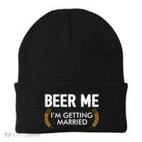 Funny Beer Me I'm Getting Married Beanie thumb 0