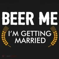 Funny Beer Me I'm Getting Married Ornament thumb 1