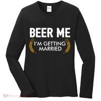 Funny Beer Me I'm Getting Married Women's Long Sleeve Shirt thumb 0