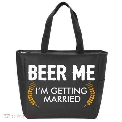 Funny Beer Me I'm Getting Married Tote Bag