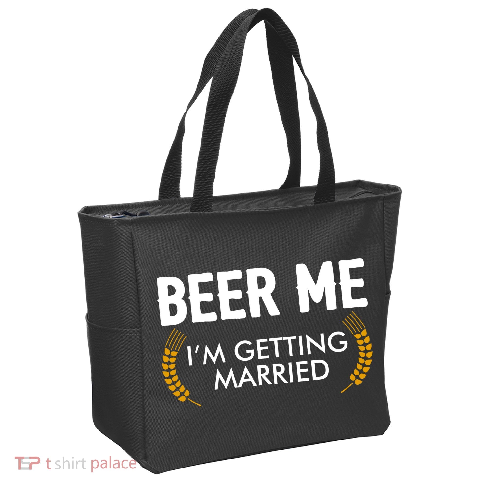 Funny Beer Me I'm Getting Married Tote Bag