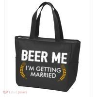 Funny Beer Me I'm Getting Married Tote Bag thumb 3
