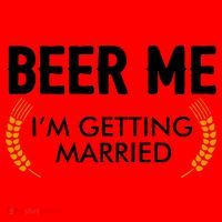 Funny Beer Me I'm Getting Married Santa Hat thumb 1