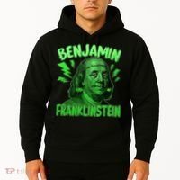 Funny Benjamin Franklinstein Hoodie thumb 2