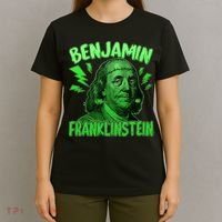 Funny Benjamin Franklinstein T-Shirt thumb 4