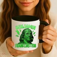 Funny Benjamin Franklinstein Coffee Mug thumb 3