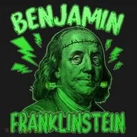 Funny Benjamin Franklinstein Polo thumb 3