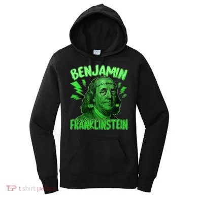 Funny Benjamin Franklinstein Women's Hoodie