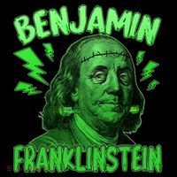 Funny Benjamin Franklinstein Ornament thumb 1