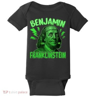 Funny Benjamin Franklinstein Baby Bodysuit