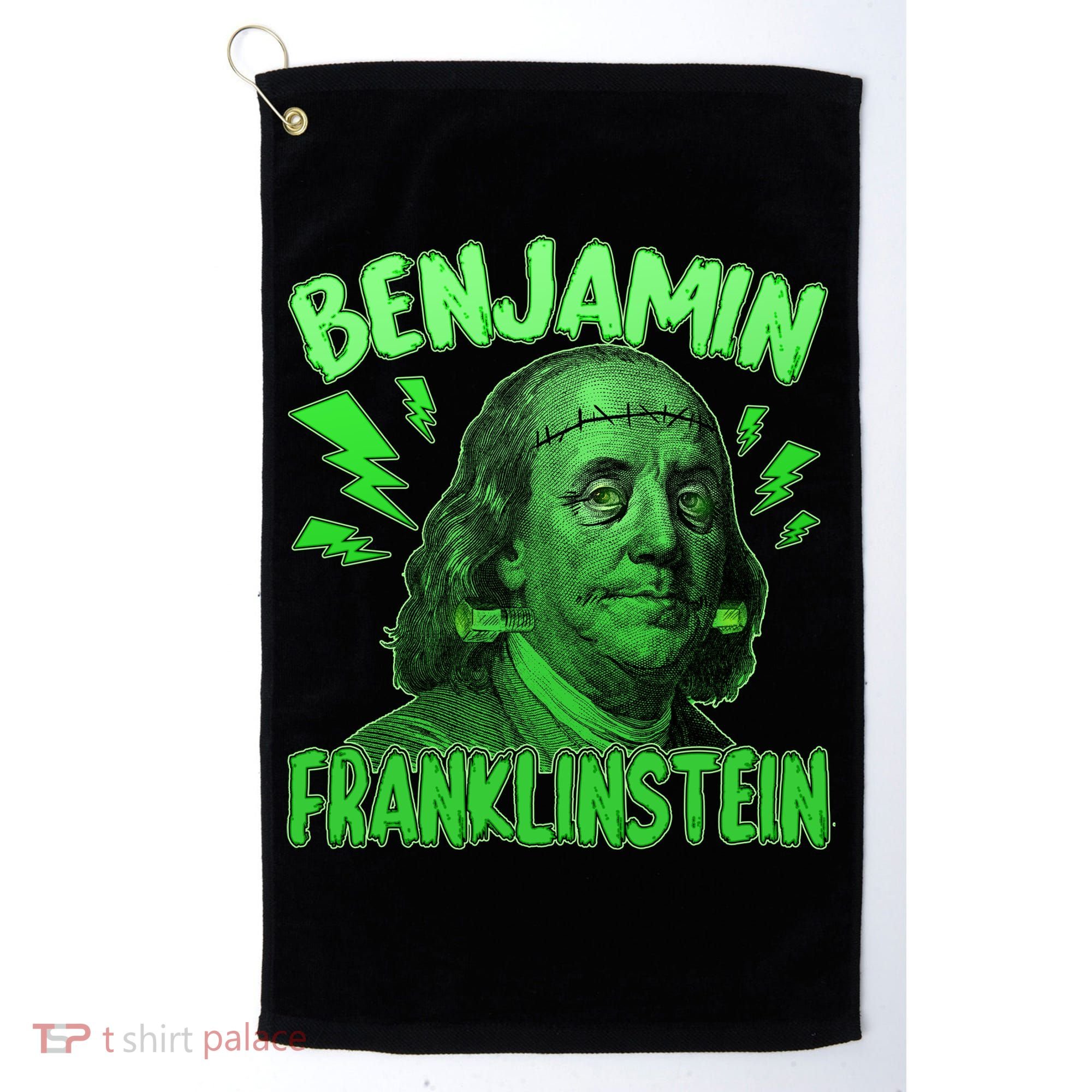 Funny Benjamin Franklinstein Golf Towel