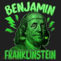 Funny Benjamin Franklinstein Golf Towel thumb 3