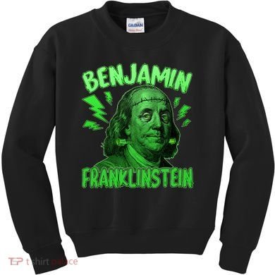 Funny Benjamin Franklinstein Kids Sweatshirt