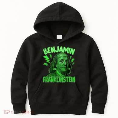 Funny Benjamin Franklinstein Kids Hoodie