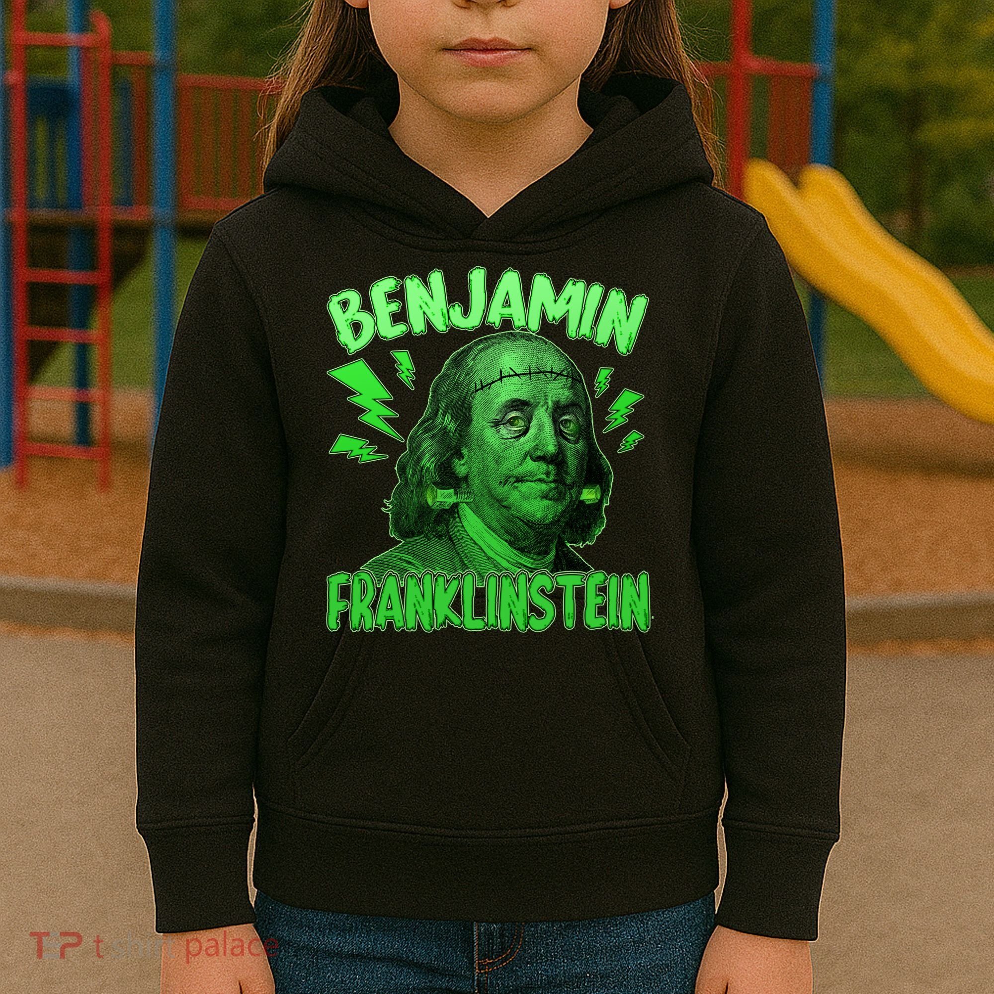 Funny Benjamin Franklinstein Kids Hoodie