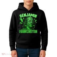 Funny Benjamin Franklinstein Kids Hoodie thumb 4